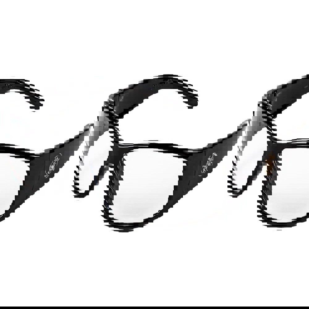 Elite Safety Eyewear, Black Frame, Clear Anti-Fog Lens